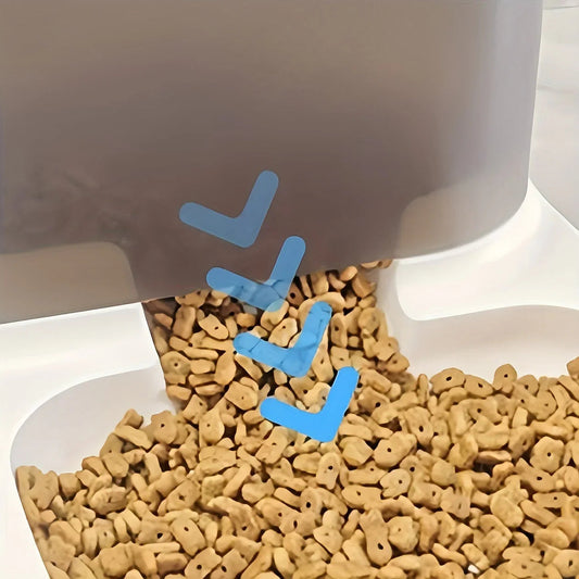 Automatic Cat Feeder and Water Dispenser with Gravity System for All Cat Sizes 1