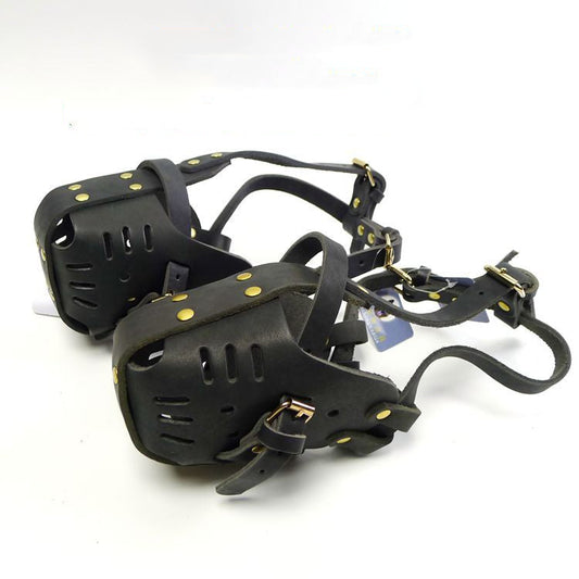 Dog Muzzle | Comfortable Basket Muzzle for Medium and Large Dogs with Soft Design and Easy Fit-Dog Muzzles-Levereau-L-Levereau