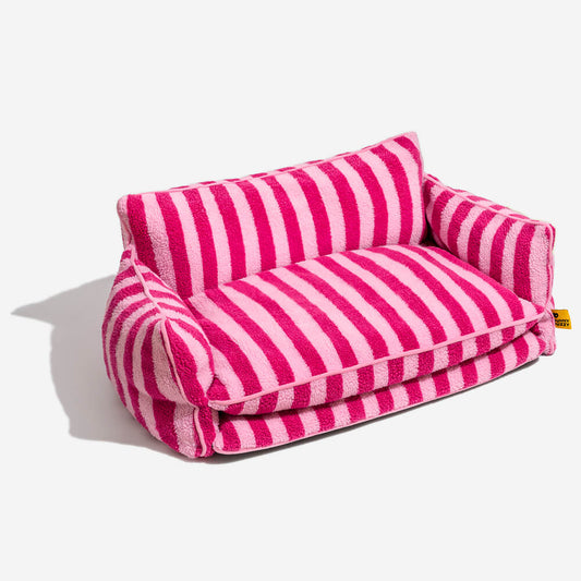 FurNest | Faux Lambswool Dog Bed Sofa with Double Layer Comfort for Small to Large Dogs 1