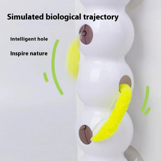 Interactive Cat Toy with Automatic Pop-Up Worm for Engaging Play and Stimulation 1