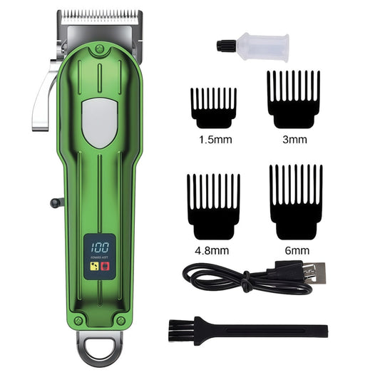 Professional Dog Clippers with Rechargeable Battery and Carbon Steel Blades for All Dog Sizes 1