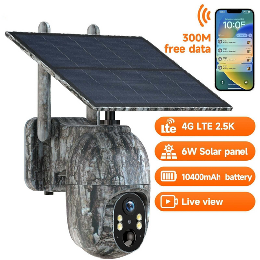 Wireless Security Camera with Solar Power and Night Vision for Outdoor Monitoring 1