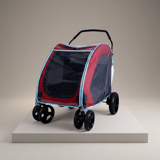 Stroller Rain and Wind Protection Cover for Medium to Large Dogs and Cats-Stroller Accessories-Levereau-1 Style-Levereau