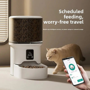 Advanced Automatic Dog Feeder with LCD Controls | Customizable Meal Scheduling for Dogs of All Sizes