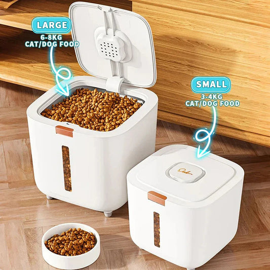 Airtight Dog Food Storage Container with Easy Pour Spout for Dogs and Cats - Holds Up to 25 lbs 1