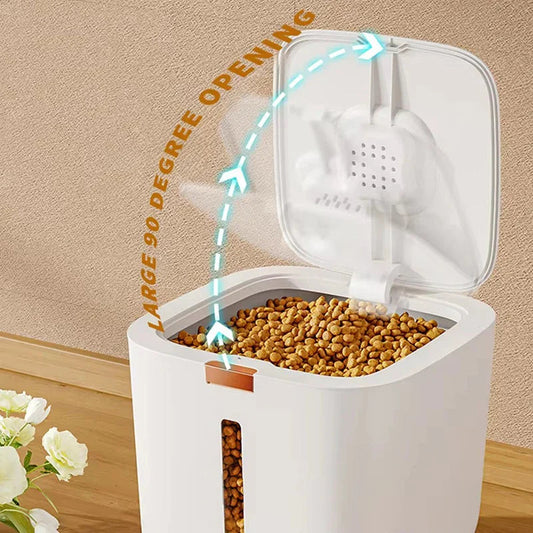 Airtight Dog Food Storage Container with Easy Pour Spout for Dogs and Cats - Holds Up to 25 lbs 2