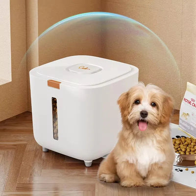 Airtight Dog Food Storage Container with Easy Pour Spout for Dogs and Cats - Holds Up to 25 lbs 3