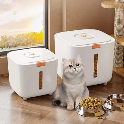 Airtight Dog Food Storage Container with Easy Pour Spout for Dogs and Cats - Holds Up to 25 lbs 4