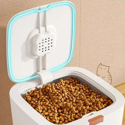 Airtight Dog Food Storage Container with Easy Pour Spout for Dogs and Cats - Holds Up to 25 lbs 5