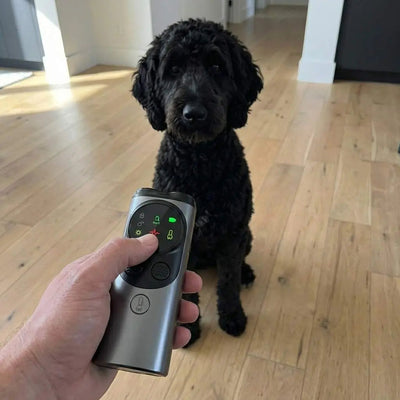 Anti Bark Device with Ultrasonic Correction New | for Dogs at Home or On-the-Go-Bark Control Products-Levereau-Default-Levereau