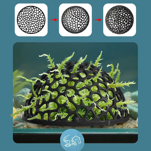 Aquarium Decor Shrimp Cave with Porous Design for Betta and Shrimp Hiding Spots 4