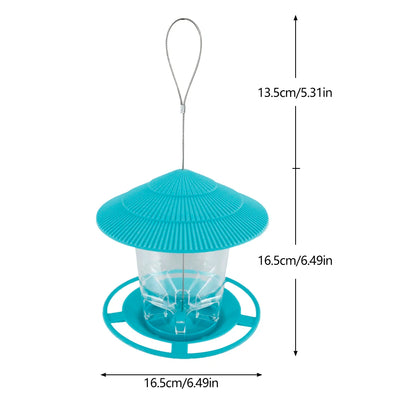 Automatic Bird Feeder with Large Capacity and Weather-Resistant Design for Outdoor Use 2