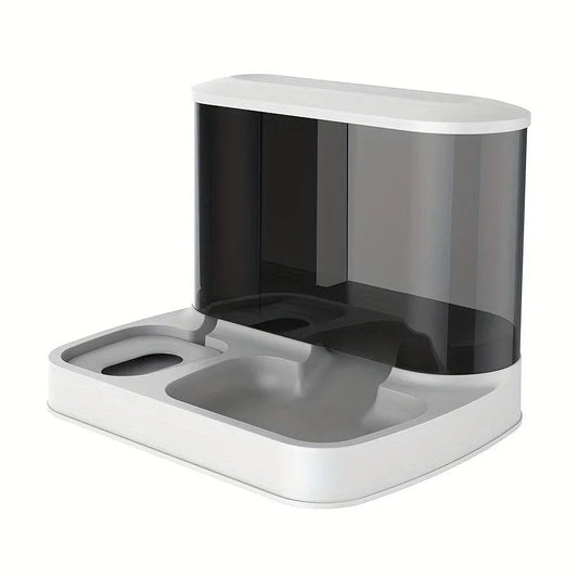 Automatic Cat Feeder and Water Dispenser with Gravity System for All Cat Sizes 0