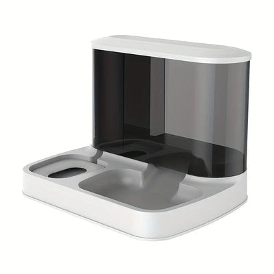 Automatic Cat Feeder and Water Dispenser with Gravity System for All Cat Sizes 0