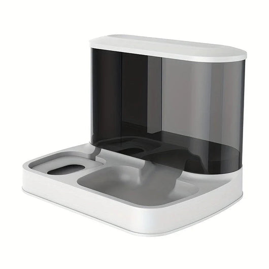 Automatic Cat Feeder and Water Dispenser with Gravity System for All Cat Sizes 0