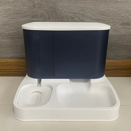 Automatic Cat Feeder and Water Dispenser with Gravity System for All Cat Sizes 3