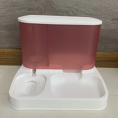 Automatic Cat Feeder and Water Dispenser with Gravity System for All Cat Sizes 4