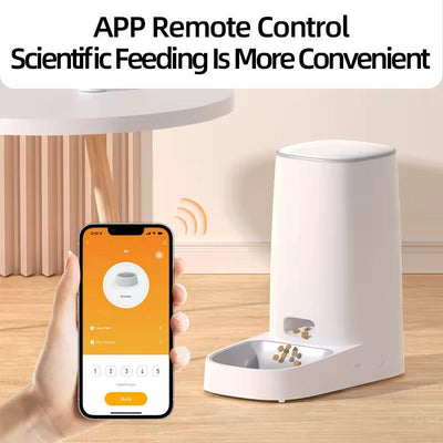 Automatic Cat Feeder with WiFi Control and Large Capacity for 1–2 Cats 2