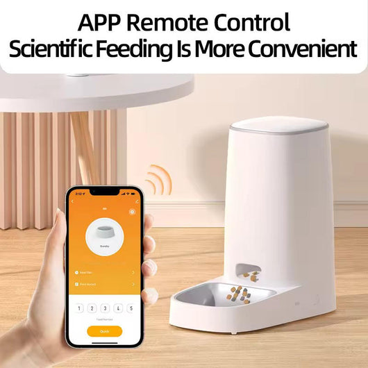 Automatic Cat Feeder with WiFi Control and Large Capacity for 1–2 Cats 2