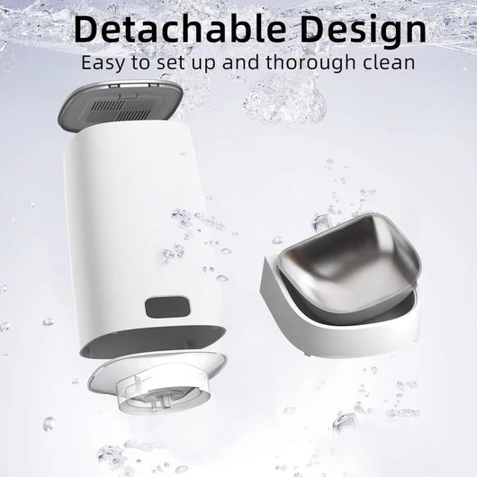 Automatic Cat Feeder with WiFi Control and Large Capacity for 1–2 Cats 4