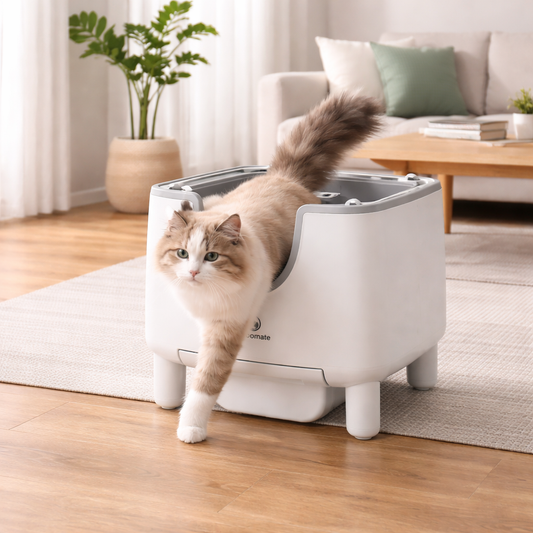 Automatic Cat Litter Box with Odor Control and Smart Sensors for All Cat Sizes 1