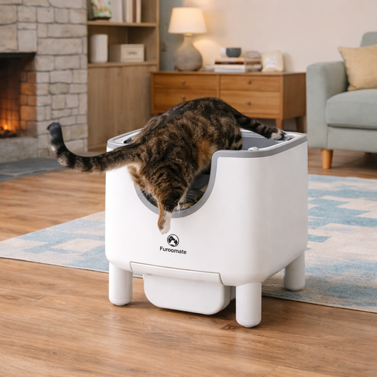 Automatic Cat Litter Box with Odor Control and Smart Sensors for All Cat Sizes 2