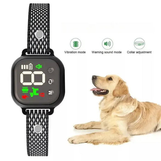 BarkPro | Dog Bark Collar with Adjustable Shock Modes and Rechargeable Battery for All Dog Sizes-Bark Collars-Levereau-Default-Levereau