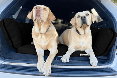 Barker | Large Dog Bed for SUV with Pillow Wings and Removable Cover for Travel Comfort 2