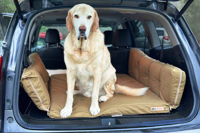 Barker | Large Dog Bed for SUV with Pillow Wings and Removable Cover for Travel Comfort 6