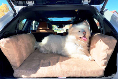 Barker | Large Dog Bed for SUV with Pillow Wings and Removable Cover for Travel Comfort 7