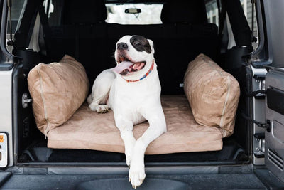Barker | Large Dog Bed for SUV with Pillow Wings and Removable Cover for Travel Comfort 8