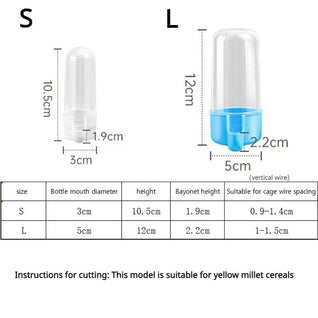 Bird Water Dispenser with Automatic Feature and Hygienic Design for Small Birds