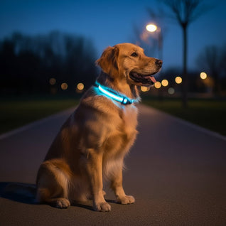 BowLift | LED Safety Dog Collar with Adjustable Fit for Small, Medium, and Large Dogs