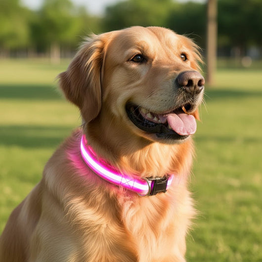 BowLift | LED Safety Dog Collar with Adjustable Fit for Small, Medium, and Large Dogs 9