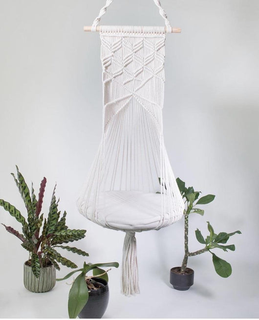BowLift | Macrame Cat Bed with Cozy Cotton Rope Design for Indoor Cats 2