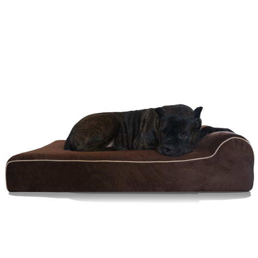 BullyBeds | Orthopedic Memory Foam Dog Bed with Waterproof Cover for Large Breeds 1