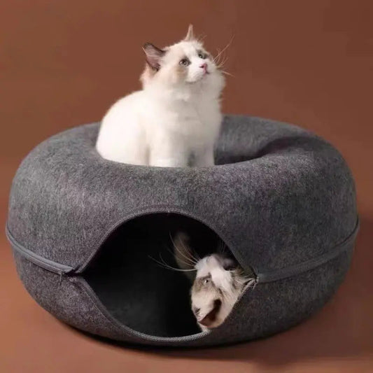 Cat Bed with Cozy Cave Design | for Indoor Cats Seeking Comfort and Security 1