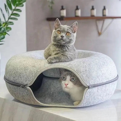 Cat Bed with Cozy Cave Design | for Indoor Cats Seeking Comfort and Security 2