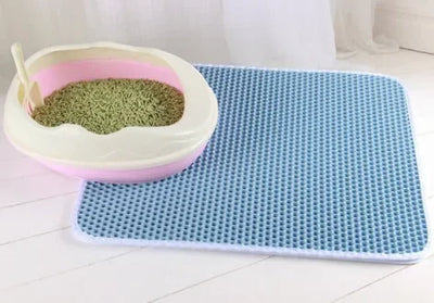 Cat Litter Mat with Double Layer Waterproof Design for Easy Cleaning and Litter Catching 7