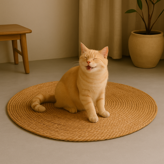 Cat Scratch Mat with Natural Sisal for Scratching and Resting - Durable 2-in-1 Solution for All Cats 1