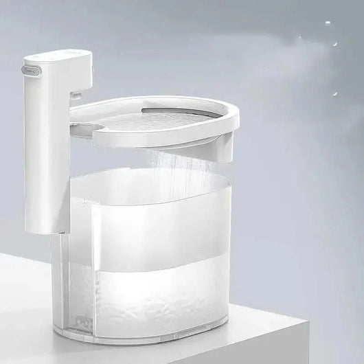 Cat Water Fountain with Filtered Automatic Circulation | for Dogs and Cats-Pet Water Fountains-Levereau-Default-Levereau