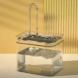 Cat Water Fountain with Recirculation Filter and Ultra-Quiet Operation for Healthy Hydration
