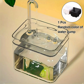 Cat Water Fountain with Recirculation Filter and Ultra-Quiet Operation for Healthy Hydration