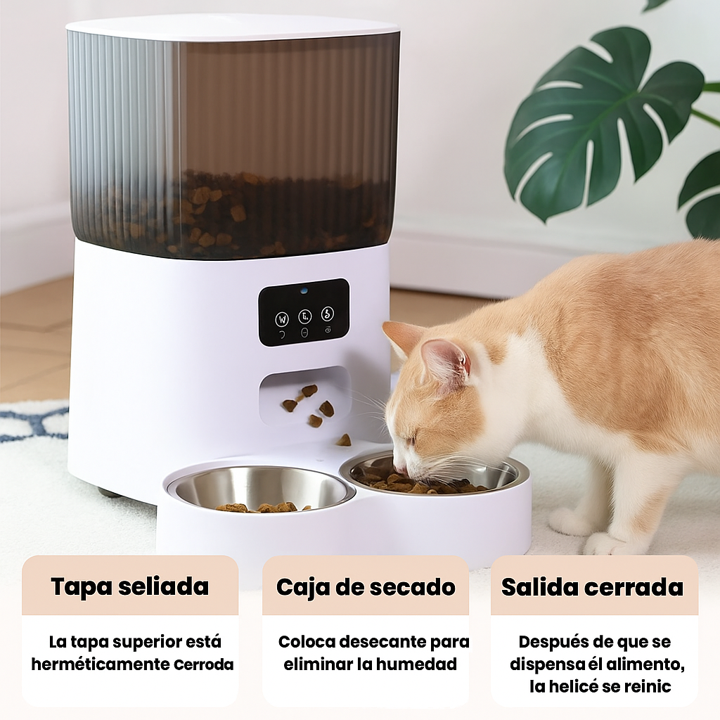Comedero Automático WiFi Inteligente Con Cámara HD