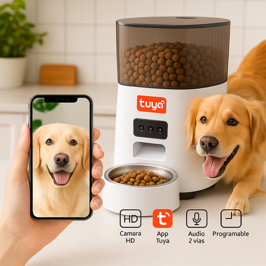 Comedero Automático WiFi Inteligente Con Cámara HD
