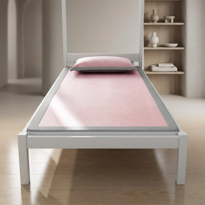 Cooling Mattress Protector with Ice Silk for Hot Sleepers - Ideal for Queen Size Beds-Mattress Protectors-Levereau-90cm*200cm (2-piece set)-Pink-Levereau