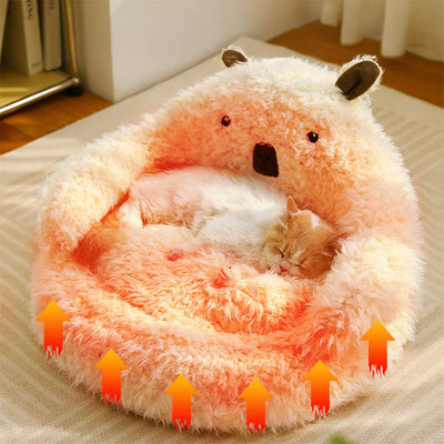 CozyPaw | Alpaca Shaped Pet Bed with Ultra-Soft Fiber Fill for Cats and Small Dogs 2