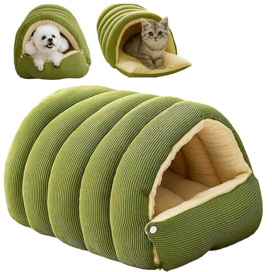 CozyPaw | Removable Fleece Cat Bed with Non-Slip Base for Indoor Cats and Small Dogs 0