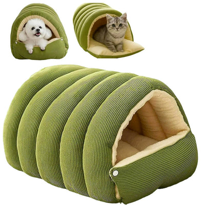 CozyPaw | Removable Fleece Cat Bed with Non-Slip Base for Indoor Cats and Small Dogs 0