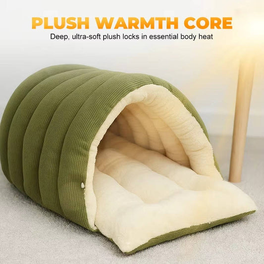 CozyPaw | Removable Fleece Cat Bed with Non-Slip Base for Indoor Cats and Small Dogs 1